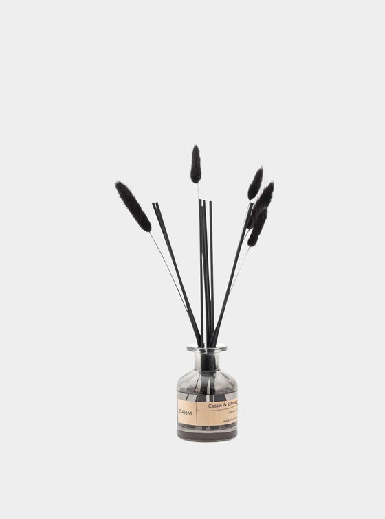 Cassis & Black Rose  - Reed Diffuser - Black