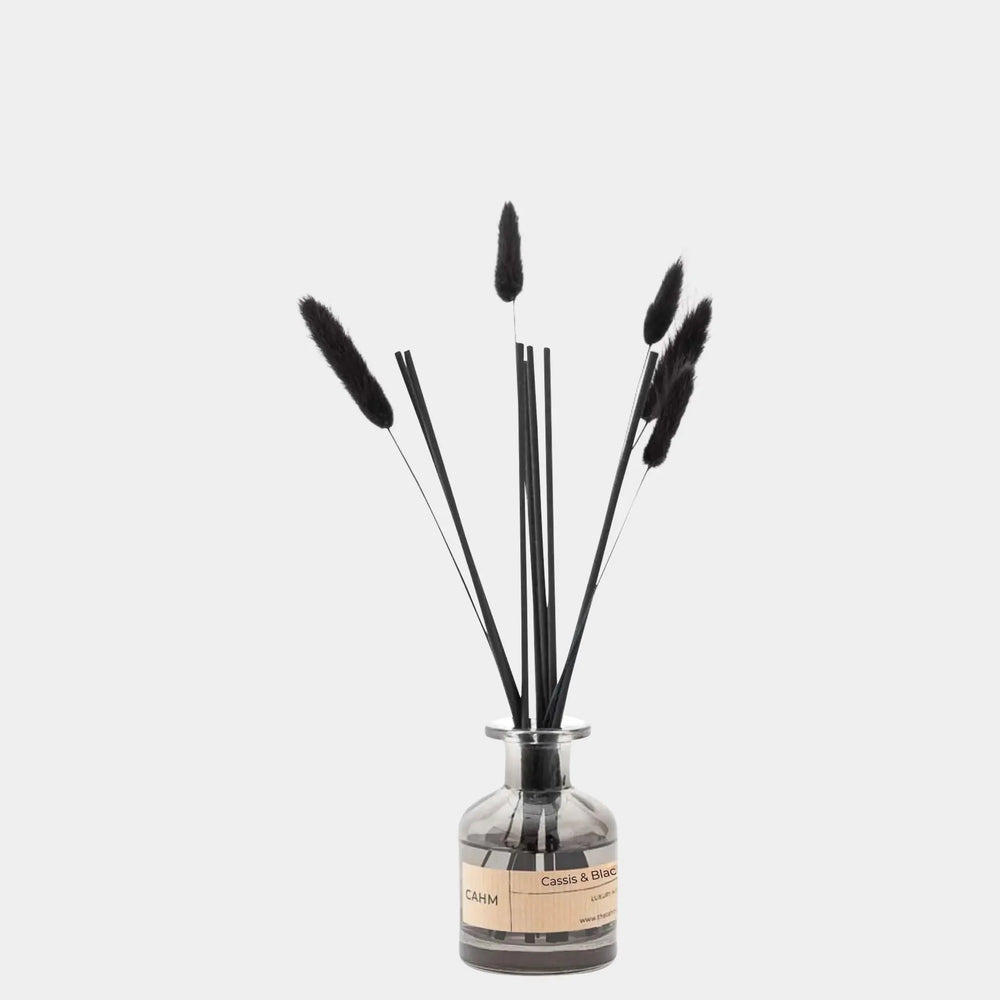 Cassis & Black Rose  - Reed Diffuser - Black CAHM