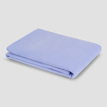  Celeste Blue Linen Blend Duvet Cover