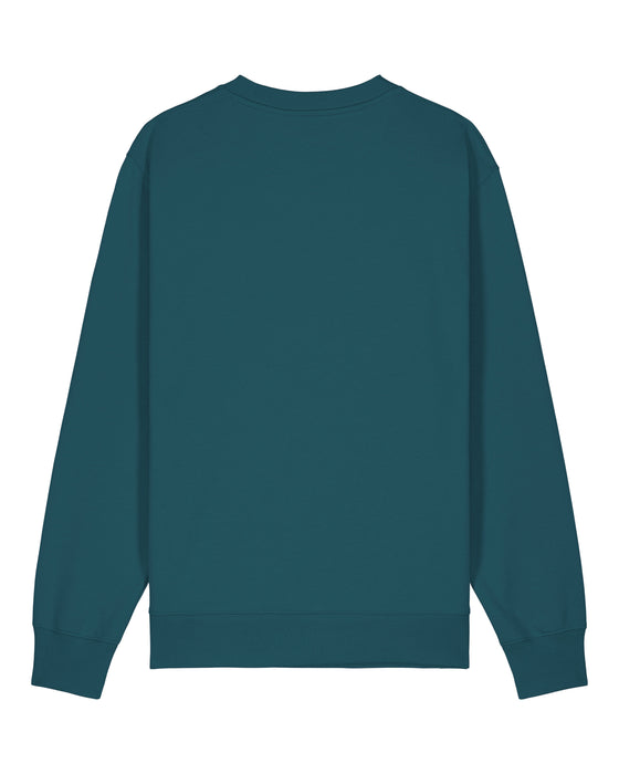 Womens Organic Cotton Relaxed-Fit Sweatshirt in Ocean Blue