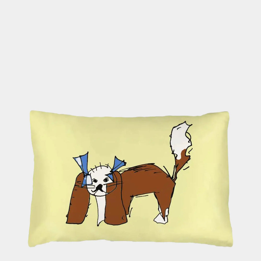 Charlie With Bows Silk Pillowcase for Children Long Studio Design