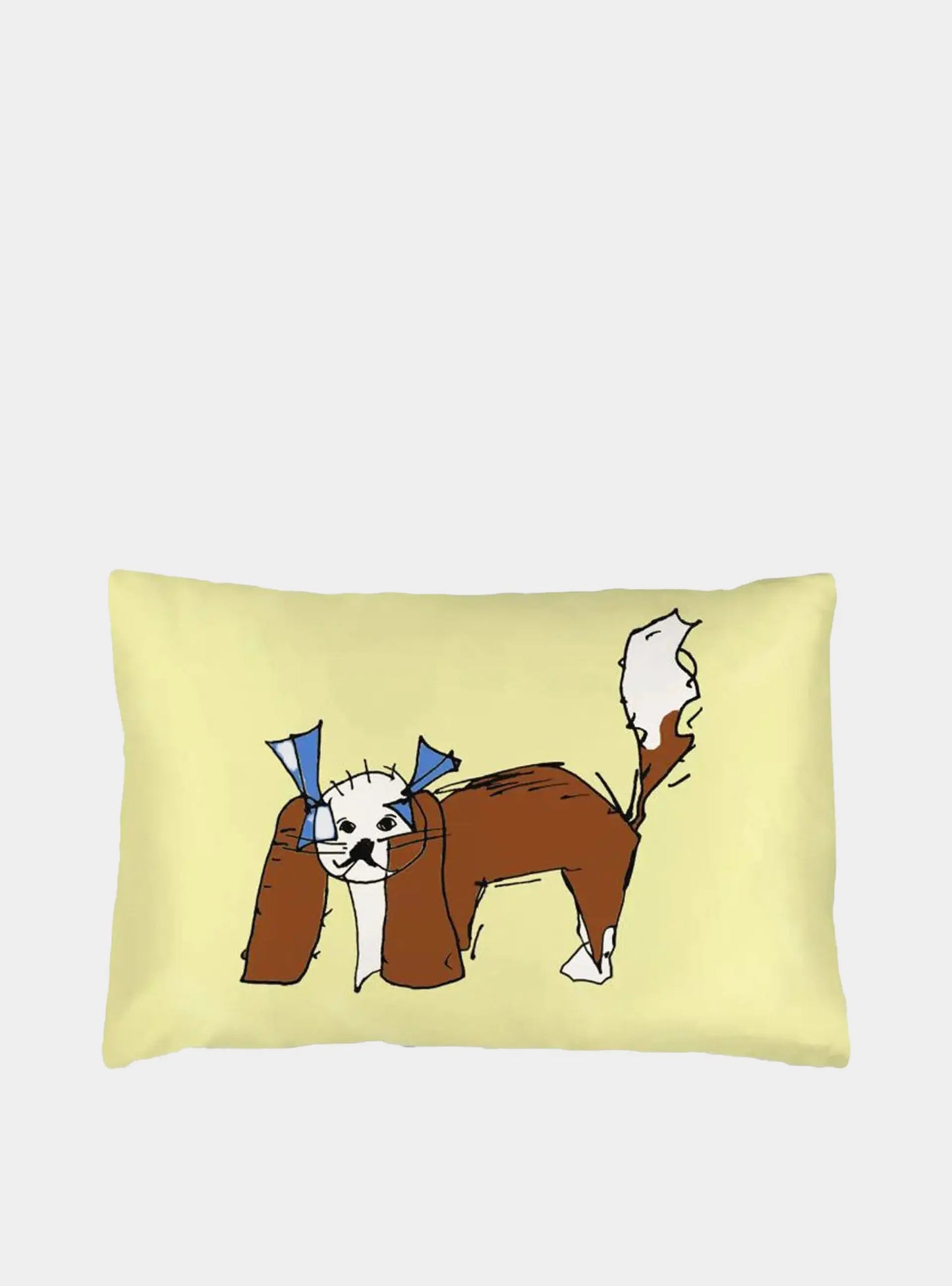 Charlie With Bows Silk Pillowcase for Children Long Studio Design