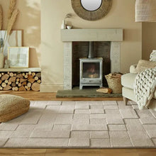  Checkerboard Wool Rug Dunelm