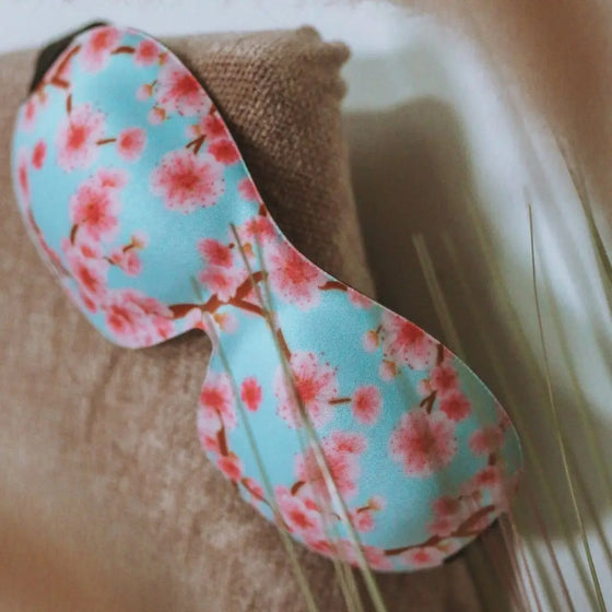 Cherry Blossom Contoured 3D Blackout Sleep Mask SMUG