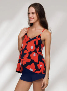  Cherry Blossom NATTCOOL™ Women's Slip Top Cross Strap