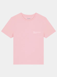  Cherry Blossom Pink Womens Organic Cotton Fitted T-Shirt hewn.