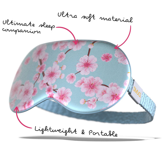 Cherry Blossom Satin Sleep Mask SMUG