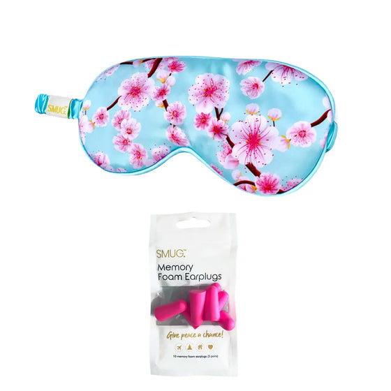 Cherry Blossom Satin Sleep Mask SMUG