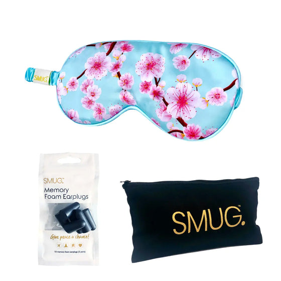 Cherry Blossom Satin Sleep Mask SMUG