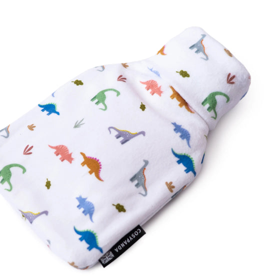 Children’s Dinosaur Print 1L Hot Water Bottle CosyPanda