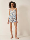 Chinoiserie Whimsy Women's Organic Cotton Cami Short Set Myza