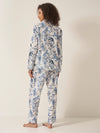 Chinoiserie Whimsy Women's Long Sleeve Organic Cotton Pyjama Trouser Set