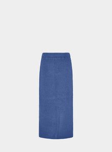  Chloe Co-Ord Knit Midi Skirt - Denim Cara & The Sky