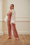 Ciara Organic Cotton Jumpsuit - Cappuccino numbatsport