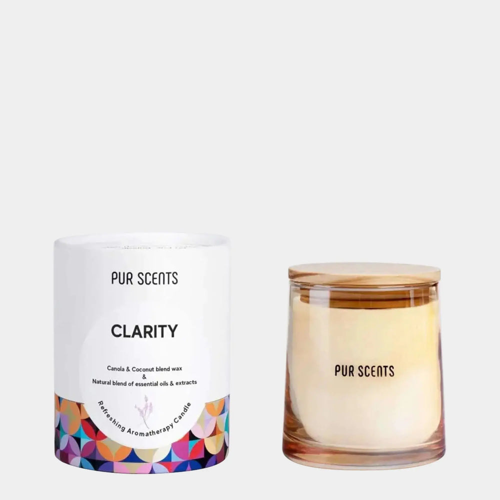 Clarity Aromatherapy Scented Candle Purscents