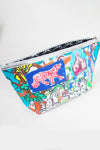 Classic Make Up Bag / "A Postcard From Greece" Jessica Russell Flint