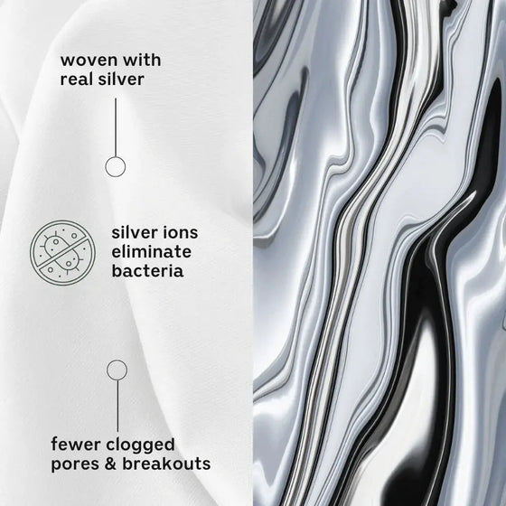 Clean Silver Pillowcase Aeyla