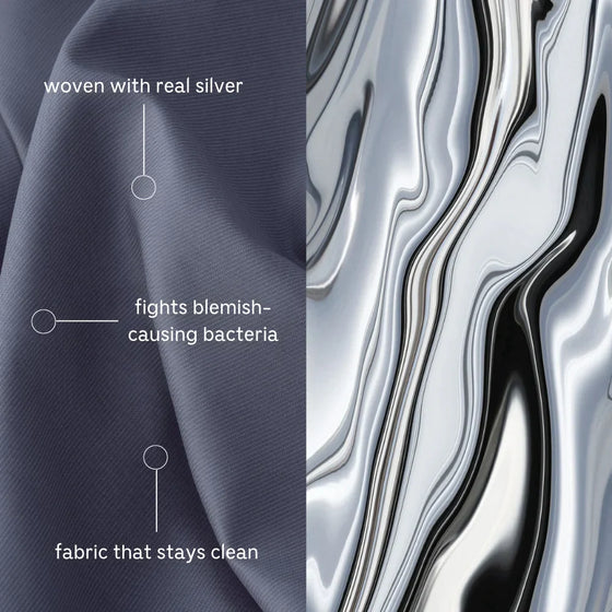 Clean Silver Sheet Set