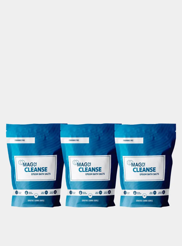 Cleanse Epsom Bath Salts Bundle (3 X 1kg) MAG12