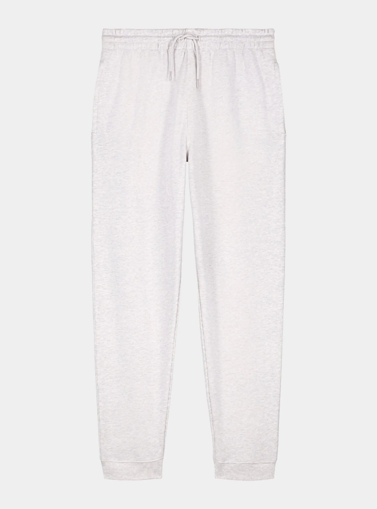 Cloud Grey Marl Mens Organic Cotton Relaxed-Fit Joggers hewn.