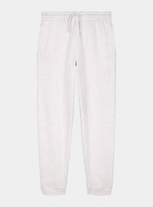  Cloud Grey Marl Mens Organic Cotton Relaxed-Fit Joggers hewn.