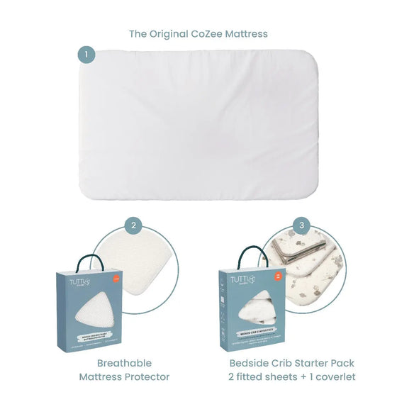 CoZee Supreme Mattress & Bedding Bundle Tutti Bambini