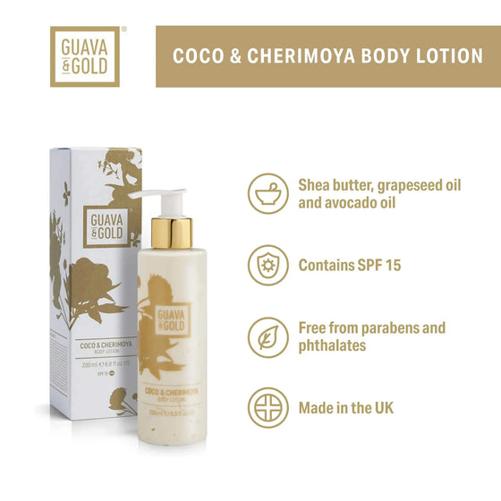 Coco & Cherimoya Body Lotion Guava & Gold