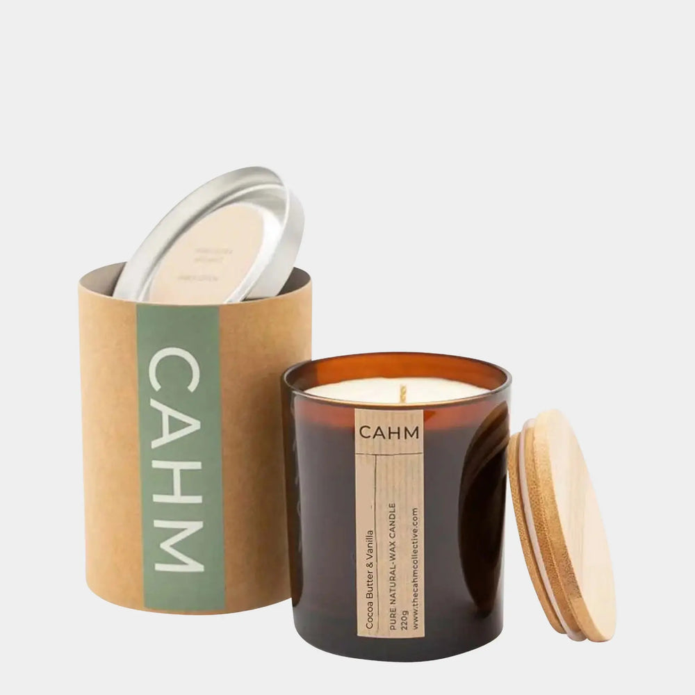 Cocoa Butter & Vanilla Candle - Amber CAHM