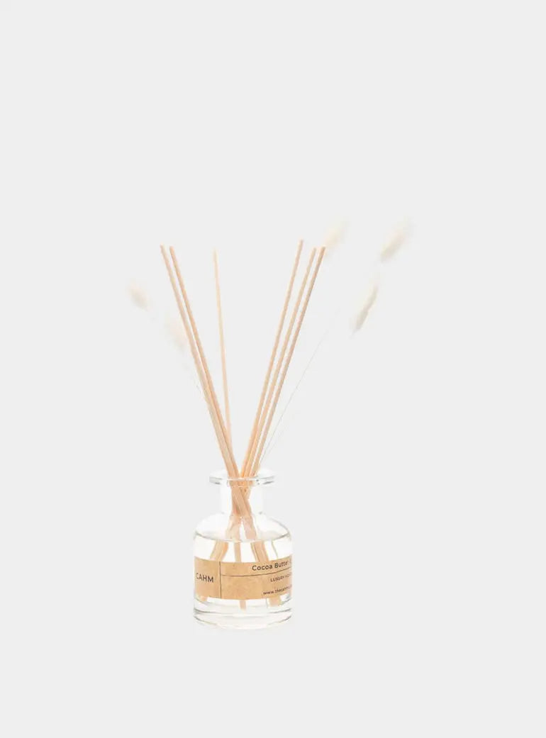 Cocoa Butter & Vanilla Reed Diffuser - Clear CAHM