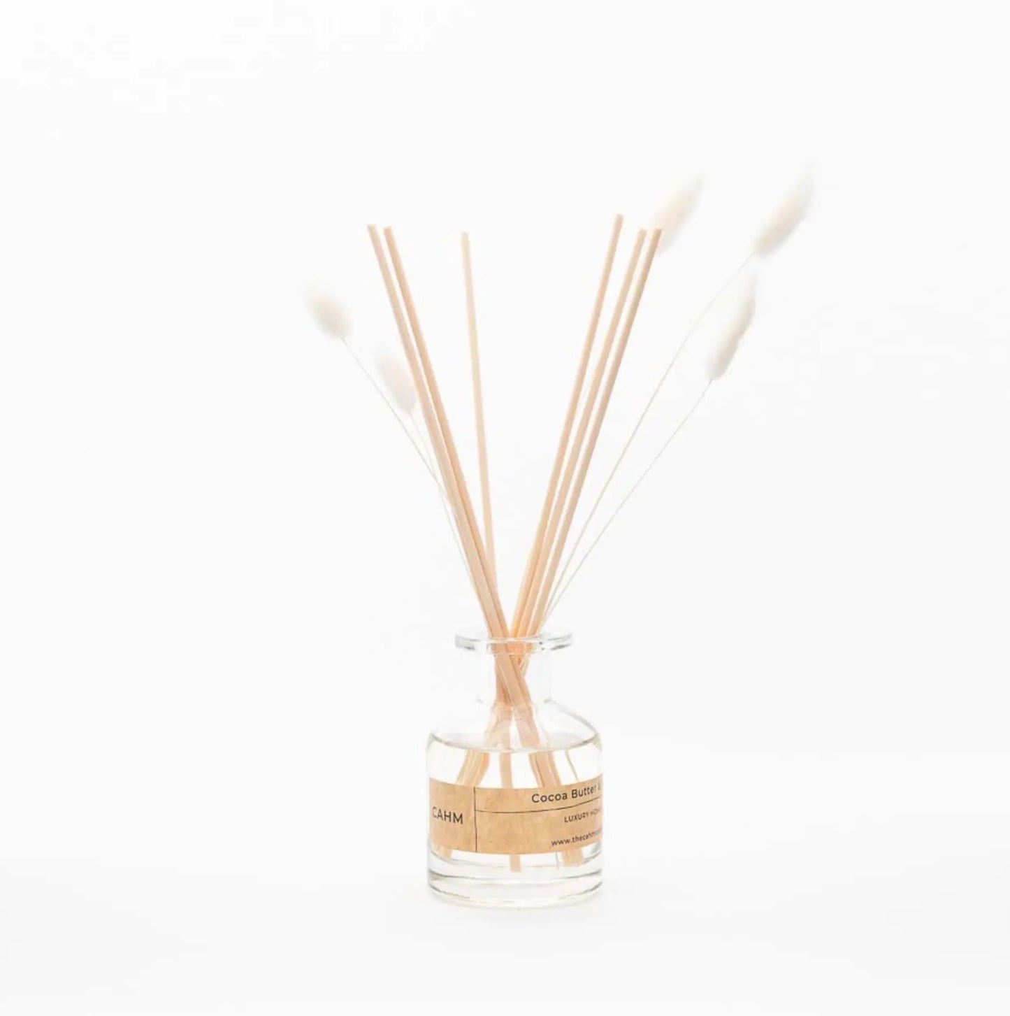 Cocoa Butter & Vanilla Reed Diffuser - Clear CAHM