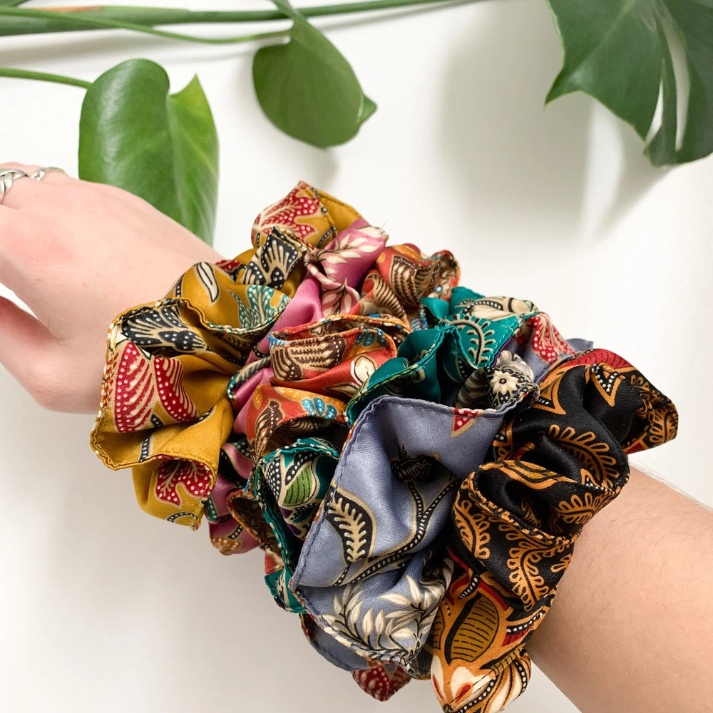 Colourful Hair Scrunchies Wear the World