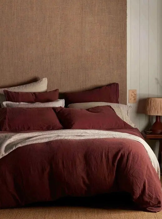 Conker 100% Linen Bed Linen The Secret Linen Store