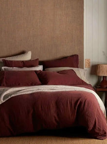  Conker 100% Linen Bed Linen The Secret Linen Store