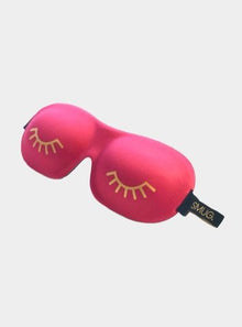  Wink Bright Pink Contoured 3D Blackout Sleep Mask