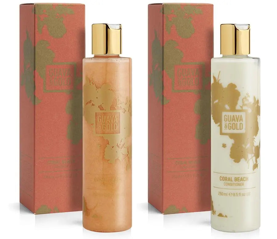 Coral Beach Shampoo & Conditioner Duo Guava & Gold