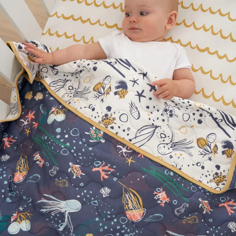 Cot/Cot Bed Coverlet - Our Planet Tutti Bambini