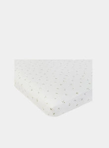  Cotbed Fitted Sheet - Nettle Scatter Avery Row