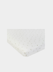  Cotbed Fitted Sheet - Nettle Scatter