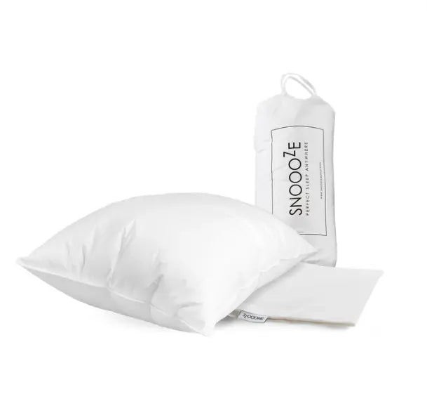 CottonLux Pillow+Silk Pillowcase Bundle, Cream Snooozeworld