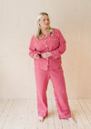 Pink Checkerboard Cotton Pyjamas TartanBlanketCo