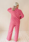 Pink Checkerboard Cotton Pyjamas TartanBlanketCo