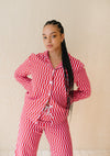 Pink Checkerboard Cotton Pyjamas TartanBlanketCo