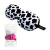 Cow Print Contoured 3D Blackout Sleep Mask SMUG