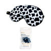 Cow Print Satin Sleep Mask SMUG