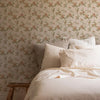 Cream Blush Field Rose Wallpaper Piglet