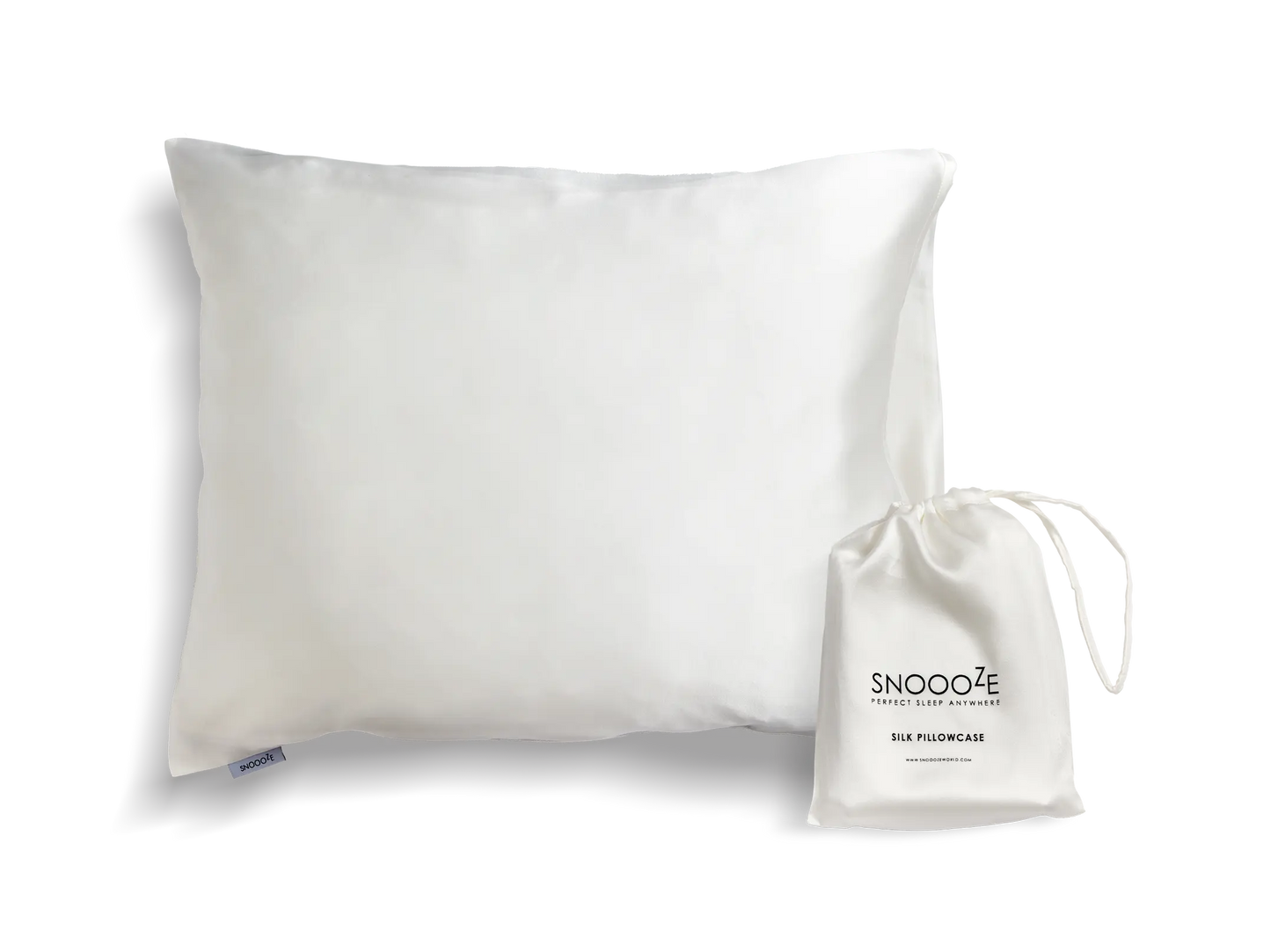 Cream Home Size Silk Pillowcase Snooozeworld