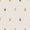 Cream Pears Wallpaper Piglet