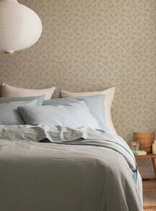  Cream Spring Sprig Wallpaper Piglet