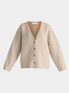 Cream Two-Tone Cardigan Paisie