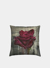 Crimson Rose Velvet Cushion Long Studio Design